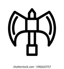 icono de hacha o logotipo símbolo de seña aislado ilustración vectorial de alta calidad estilo negro iconos vectoriales
