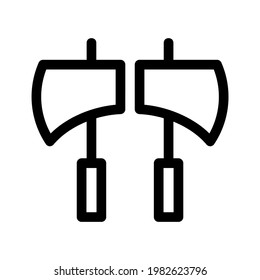 axe icon or logo isolated sign symbol vector illustration - high quality black style vector icons
