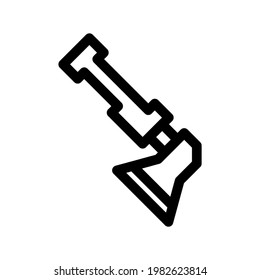 icono de hacha o logotipo símbolo de seña aislado ilustración vectorial de alta calidad estilo negro iconos vectoriales
