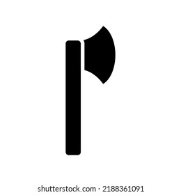 axe icon or logo isolated sign symbol vector illustration - high quality black style vector icons
