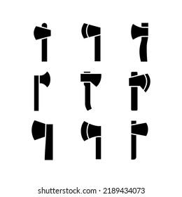 axe icon or logo isolated sign symbol vector illustration - Collection of high quality black style vector icons
