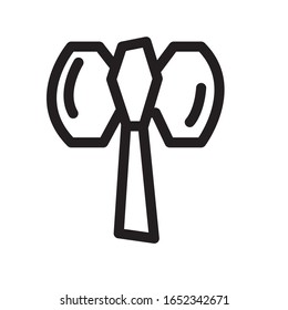 Vektorillustration mit dem Axt-Symbol