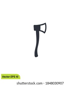 axe icon lumberman symbol  illustration simple design element vector logo template