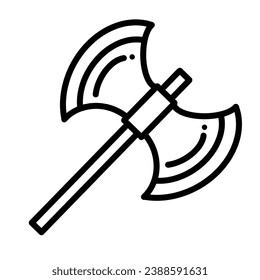 Axe Icon (Medieval Era Icon), True Black Icon