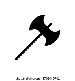 Axe icon on white background