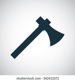 axe icon, on white background
