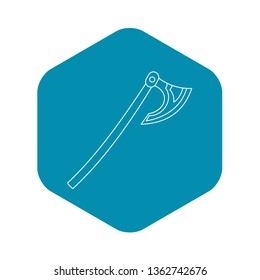 Axe icon. Outline illustration of axe vector icon for web