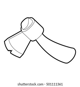 Axe icon. Outline illustration of axe vector icon for web