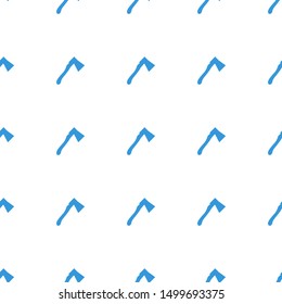 axe icon pattern seamless white background. Editable filled axe icon. axe icon pattern for web and mobile.