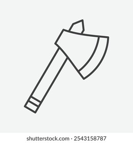 Axe icon set. vector illustration.