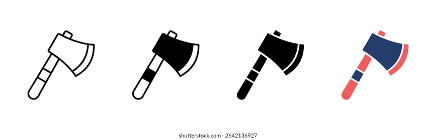 Axe icon sheet multiple style collection