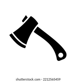 Axe icon. sign for mobile concept and web design. vector illustration