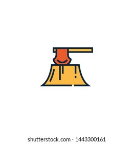 axe icon sign signifier vector