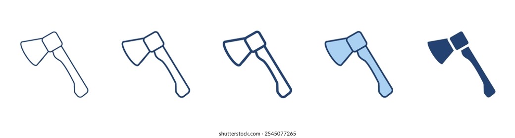 Icono de hacha Conjunto de símbolos colección