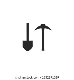 Axe Icon template color editable. Axe symbol vector sign isolated for graphic and web design.