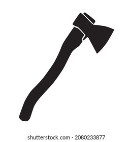 Icono de x. Herramienta para cortar madera y ramas. Ilustración vectorial de estilo simple aislada en fondo blanco para el diseño e Internet.