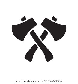 Axe icon in trendy flat style design. Vector graphic illustration. Suitable for website design, logo, app, and ui. EPS 10.