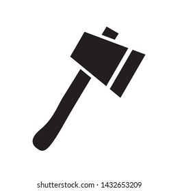 Axe icon in trendy flat style design. Vector graphic illustration. Suitable for website design, logo, app, and ui. EPS 10.
