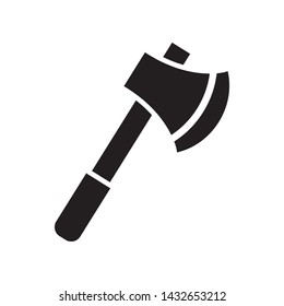 Axe icon in trendy flat style design. Vector graphic illustration. Suitable for website design, logo, app, and ui. EPS 10.