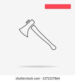 Axe icon. Vector concept illustration for design.