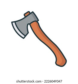 axe icon vector design template in white background