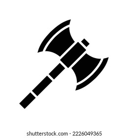 axe icon vector design template in white background