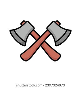 axe icon vector design template simple and clean