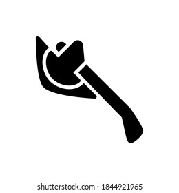 Axe icon vector glyph style.