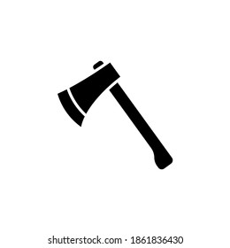 ax Symbol Vektorgrafik Stil. schwarzes Werkzeugsymbol. einzeln auf weißem Hintergrund