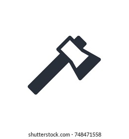 axe icon vector. axe icon glyph style design