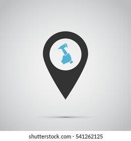 axe icon. vector illustration