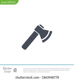 axe icon. Vector illustration EPS 10.