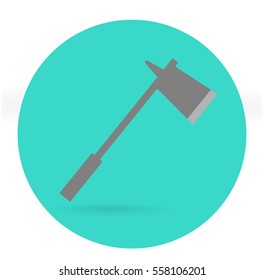 Axe icon. Vector illustration. Flat