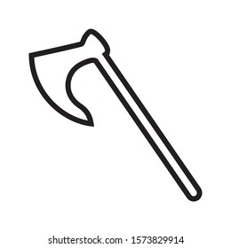 Axe icon vector illustration logo template for many purpose.Isolated on white background