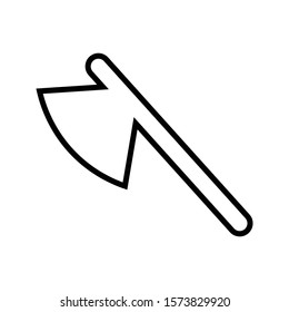 Axe icon vector illustration logo template for many purpose.Isolated on white background