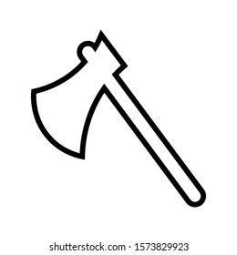 Axe icon vector illustration logo template for many purpose.Isolated on white background