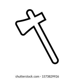 Axe icon vector illustration logo template for many purpose.Isolated on white background