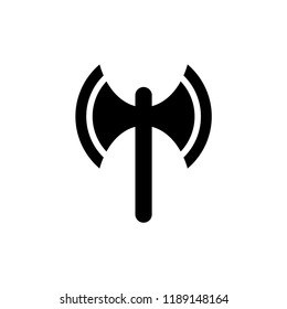axe icon. axe vector illustration on white background for web and apps.