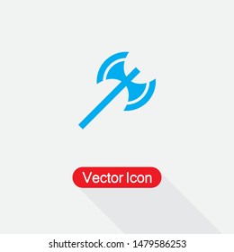Axe Icon Vector Illustration On Light Gray Background Eps10