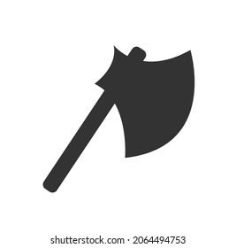 Axe icon vector illustration on white