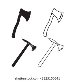 Axe icon vector illustration symbol design