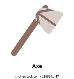 Axe icon vector isolated on white background, Axe transparent sign , historical stone age symbols