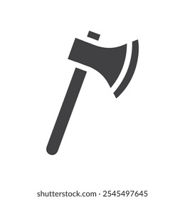 axe icon Vector logo outline