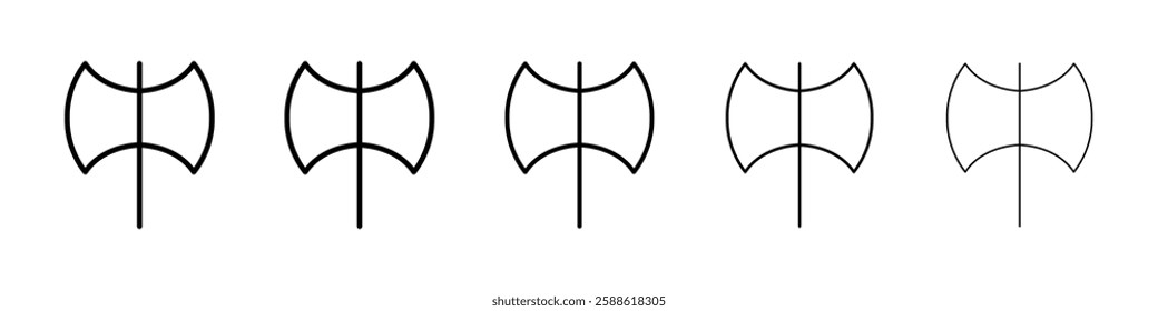 Axe icon Vector logo sign