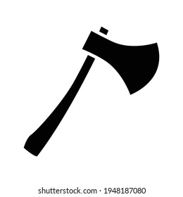 Icono de hacha vectorial en el diseño de moda.