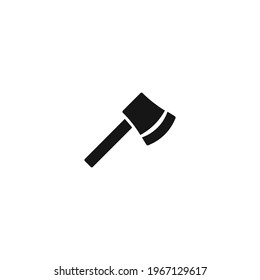 Axe icon vector on a white background