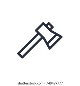 axe icon vector. axe icon outline style design