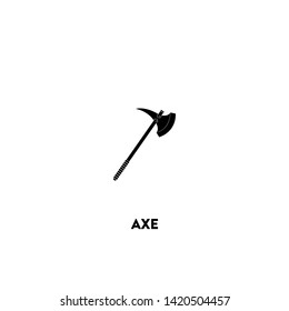 axe icon vector. axe sign on white background. axe icon for web and app