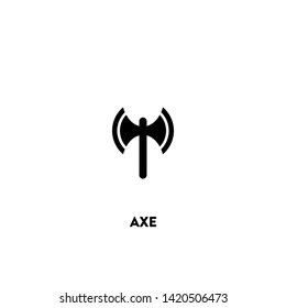 axe icon vector. axe sign on white background. axe icon for web and app