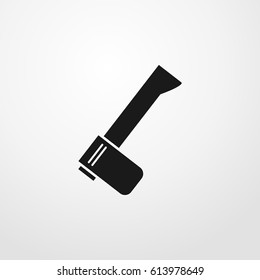 axe icon. vector sign symbol on white background